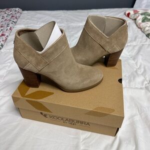 Ugg heeled booties